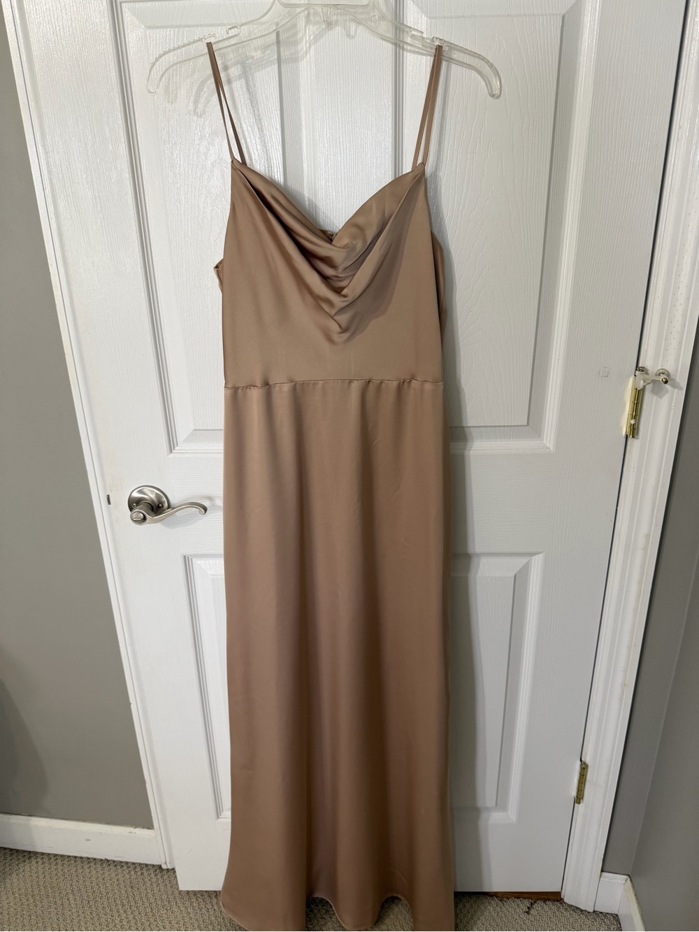 VOW’D gold bridesmaid dress